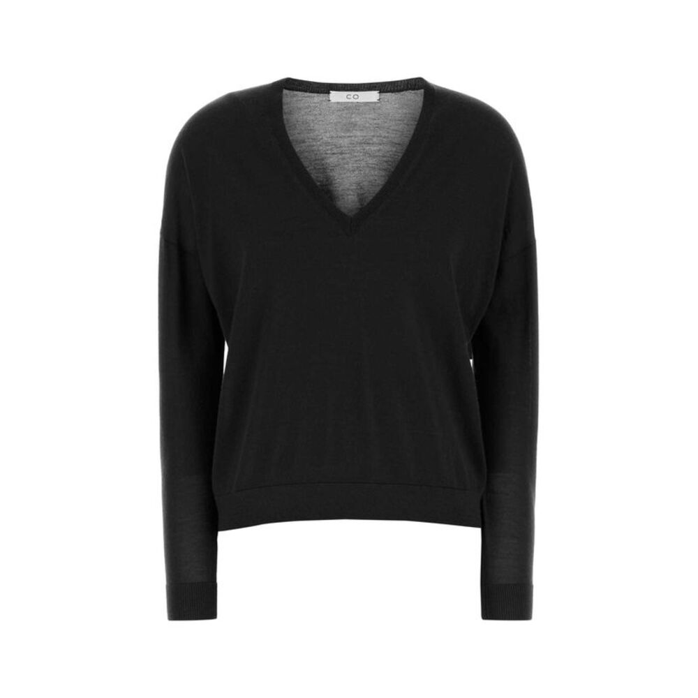 Co Women Black Cashmere Sweater